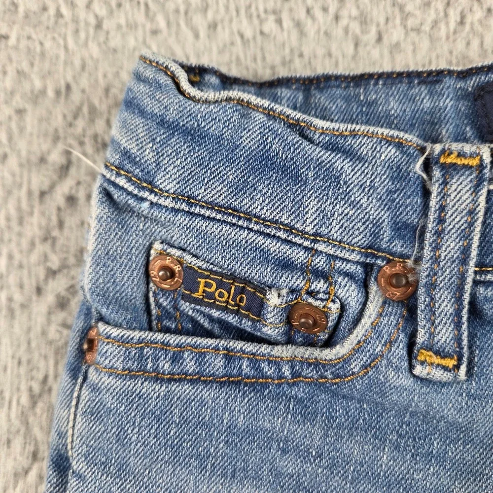 Polo Ralph Lauren Jeans‎ Boys 2T The Hampton Straight Leg Dark Wash Adjustable